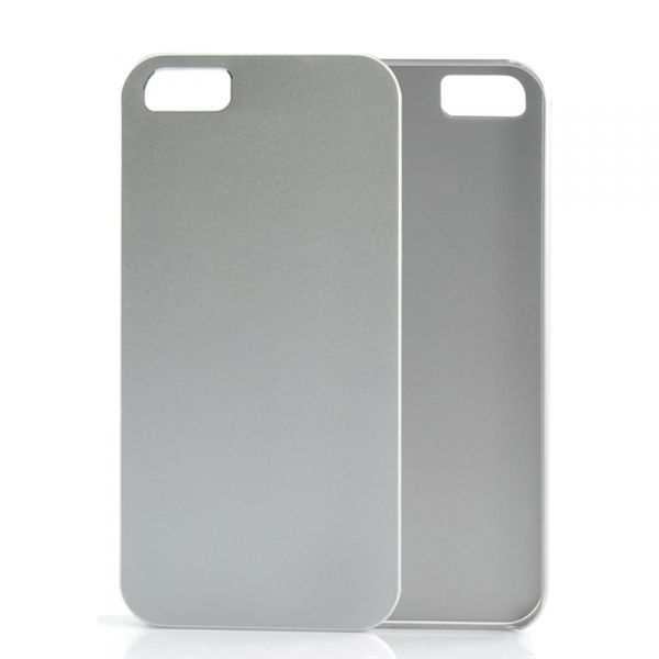 Coque iPhone 5 Rigide, Fine - Argent