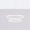 Lustres Aluminium Beige LED 2 Rio