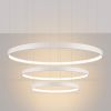 Lustres Aluminium Beige LED 3 Rio