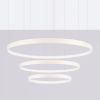 Lustres Aluminium Beige LED 3 Rio