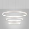 Lustres Aluminium Beige LED 3 Rio