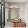 Suspensions Aluminium Beige LED 1 Rio