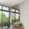 Suspensions Aluminium Beige LED 1 Rio