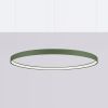 Lustres Aluminium Vert Olive LED 1 Rio