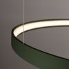 Lustres Aluminium Vert Olive LED 1 Rio