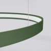 Lustres Aluminium Vert Olive LED 1 Rio