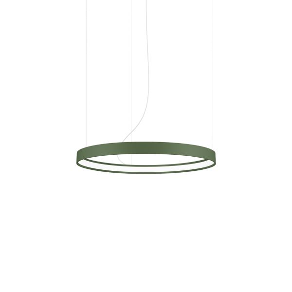 Lustres Aluminium Vert Olive LED 1 Rio