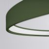 Lustres Aluminium Vert Olive LED 1 Rio