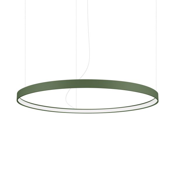 Lustres Aluminium Vert Olive LED 1 Rio