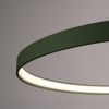 Lustres Aluminium Vert Olive LED 3 Rio