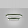 Lustres Aluminium Vert Olive LED 2 Rio