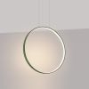 Suspensions Aluminium Vert Olive LED 1 Rio