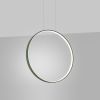 Suspensions Aluminium Vert Olive LED 1 Rio