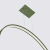 Suspensions Aluminium Vert Olive LED 1 Rio