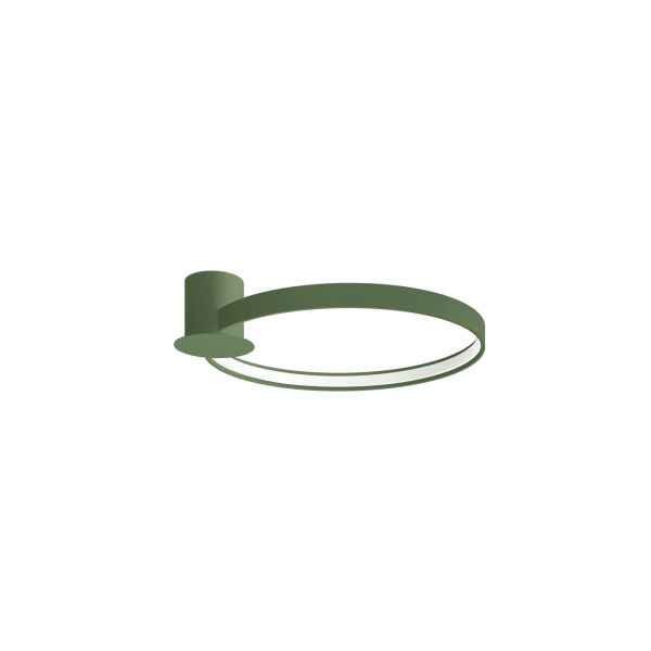 Plafonniers Aluminium Vert Olive LED 1 Rio