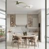 Plafonniers Aluminium Vert Olive LED 1 Rio