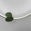 Plafonniers Aluminium Vert Olive LED 1 Rio