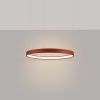 Lustres Aluminium Ocre Rouge LED 1 Rio