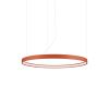Lustres Aluminium Ocre Rouge LED 1 Rio