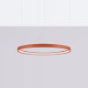Lustres Aluminium Ocre Rouge LED 1 Rio