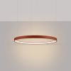 Lustres Aluminium Ocre Rouge LED 1 Rio