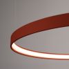 Lustres Aluminium Ocre Rouge LED 1 Rio