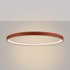 Lustres Aluminium Ocre Rouge LED 1 Rio