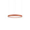 Lustres Aluminium Ocre Rouge LED 1 Rio