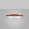 Lustres Aluminium Ocre Rouge LED 1 Rio
