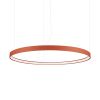 Lustres Aluminium Ocre Rouge LED 1 Rio
