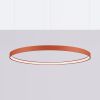 Lustres Aluminium Ocre Rouge LED 1 Rio