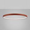 Lustres Aluminium Ocre Rouge LED 1 Rio