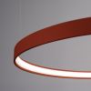 Lustres Aluminium Ocre Rouge LED 1 Rio