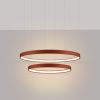 Lustres Aluminium Ocre Rouge LED 2 Rio