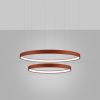 Lustres Aluminium Ocre Rouge LED 2 Rio