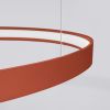 Lustres Aluminium Ocre Rouge LED 2 Rio