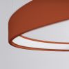 Lustres Aluminium Ocre Rouge LED 2 Rio