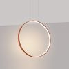 Suspensions Aluminium Ocre Rouge LED 1 Rio