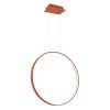 Suspensions Aluminium Ocre Rouge LED 1 Rio