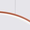 Suspensions Aluminium Ocre Rouge LED 1 Rio