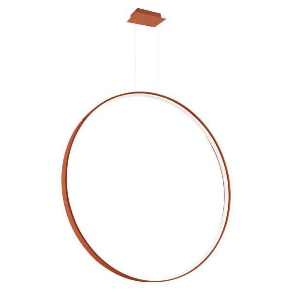 Suspensions Aluminium Ocre Rouge LED 1 Rio